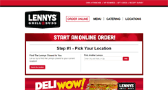Desktop Screenshot of lennys.com